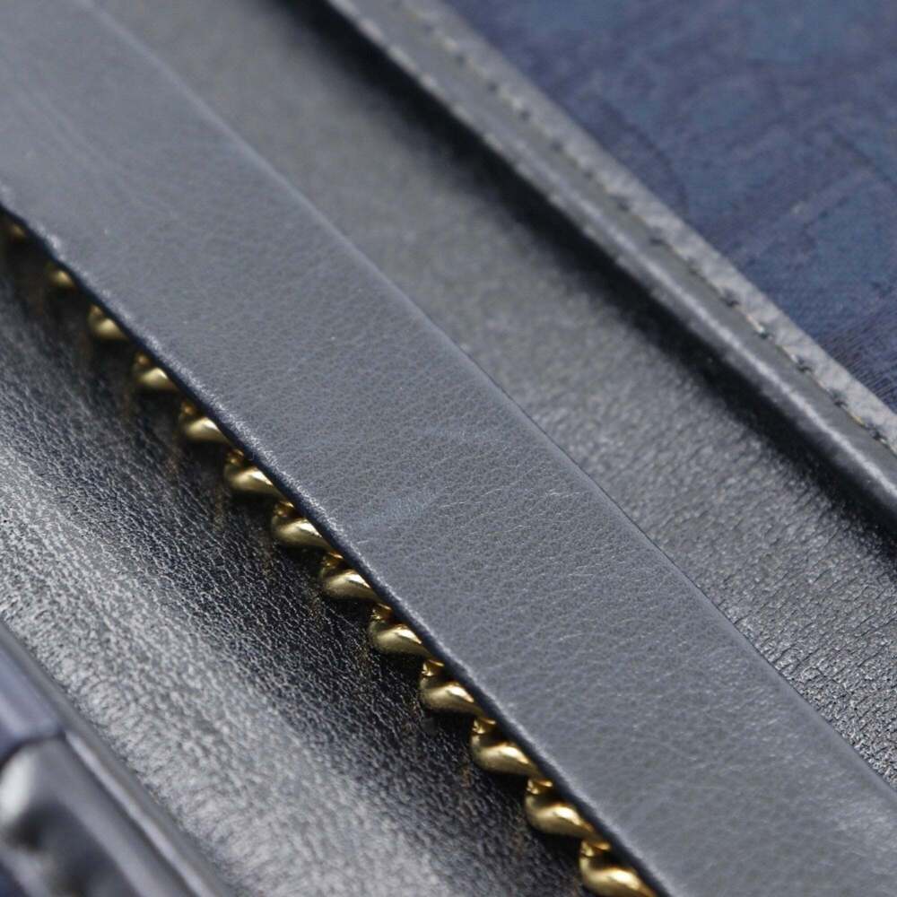 CHRISTIAN DIOR Vintage Blue Canvas Shoulder Bag - Picture 13 of 16
